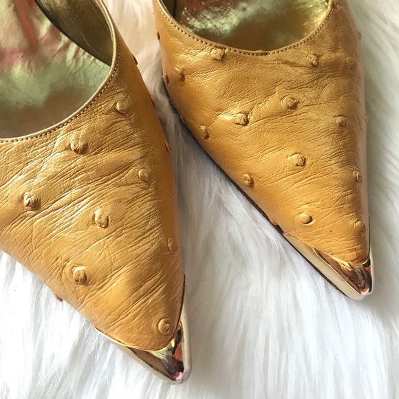 Rene Caovilla Ostrich Heels. - Picture 2 of 7